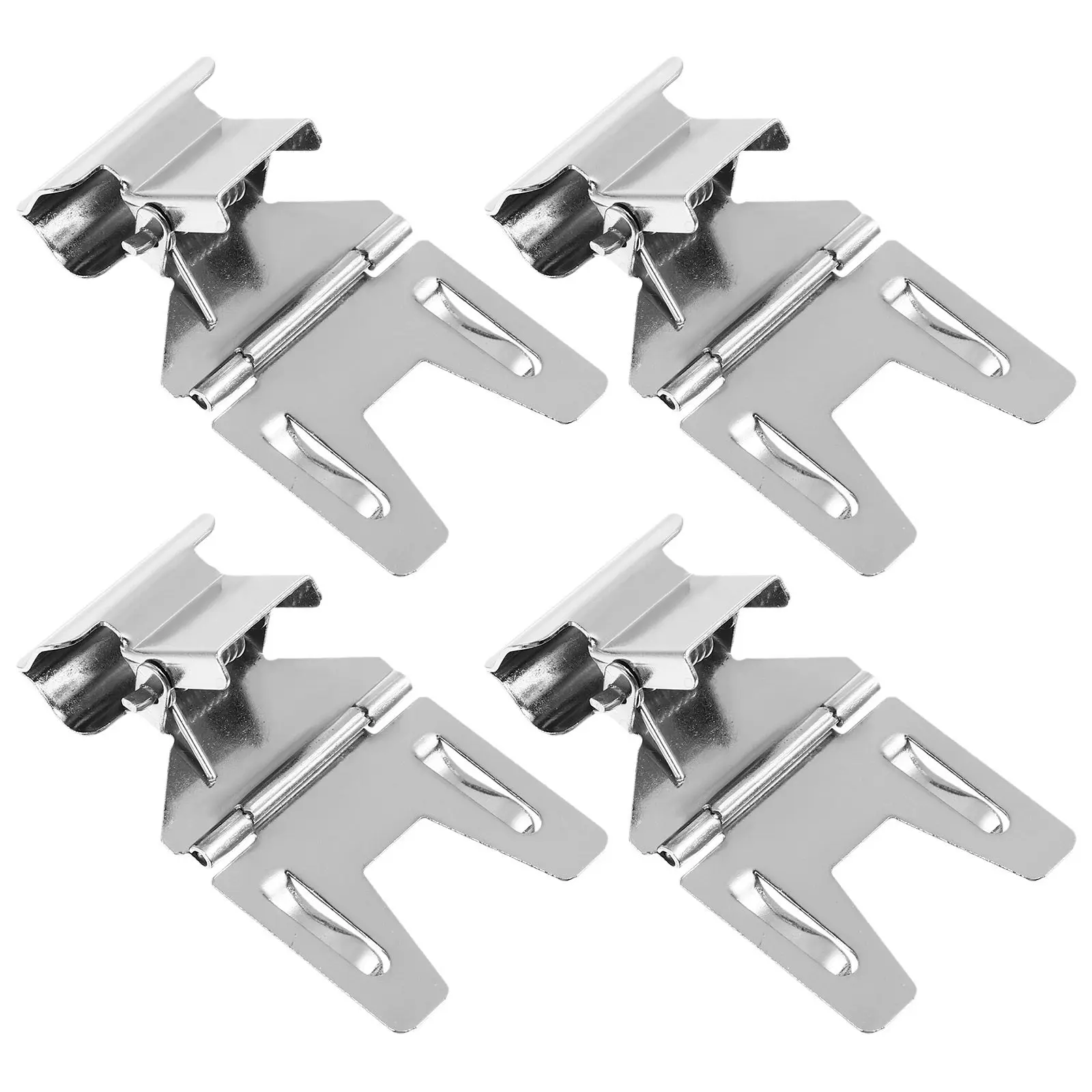 4Pcs Price Tag Clips Metal Label Clamp for Store Supermarket Shop Display Clips Price Tag Holders Label Rack Sign Holder