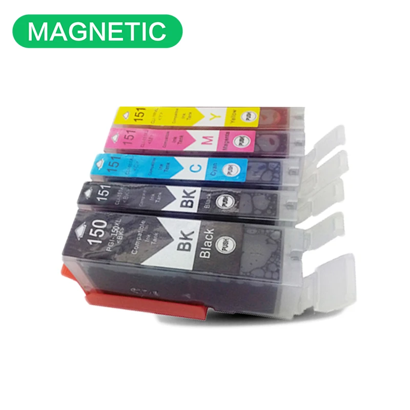 5X PGI150 CLI151 compatible ink cartridge For canon PIXMA IP7210 MG5410 MG5510 MG6410 MG6610 MG5610 MX921 MX721 IX6810 printer