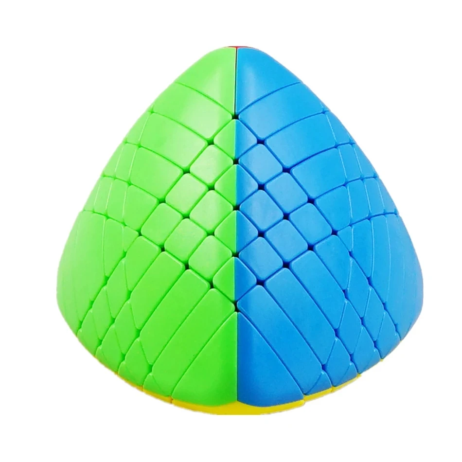 مكعب سحري على شكل هرم من Shengshou ، مكعب سرعة Mastermonix ، زلابية أرز ، 6x6x6 ، 6x6