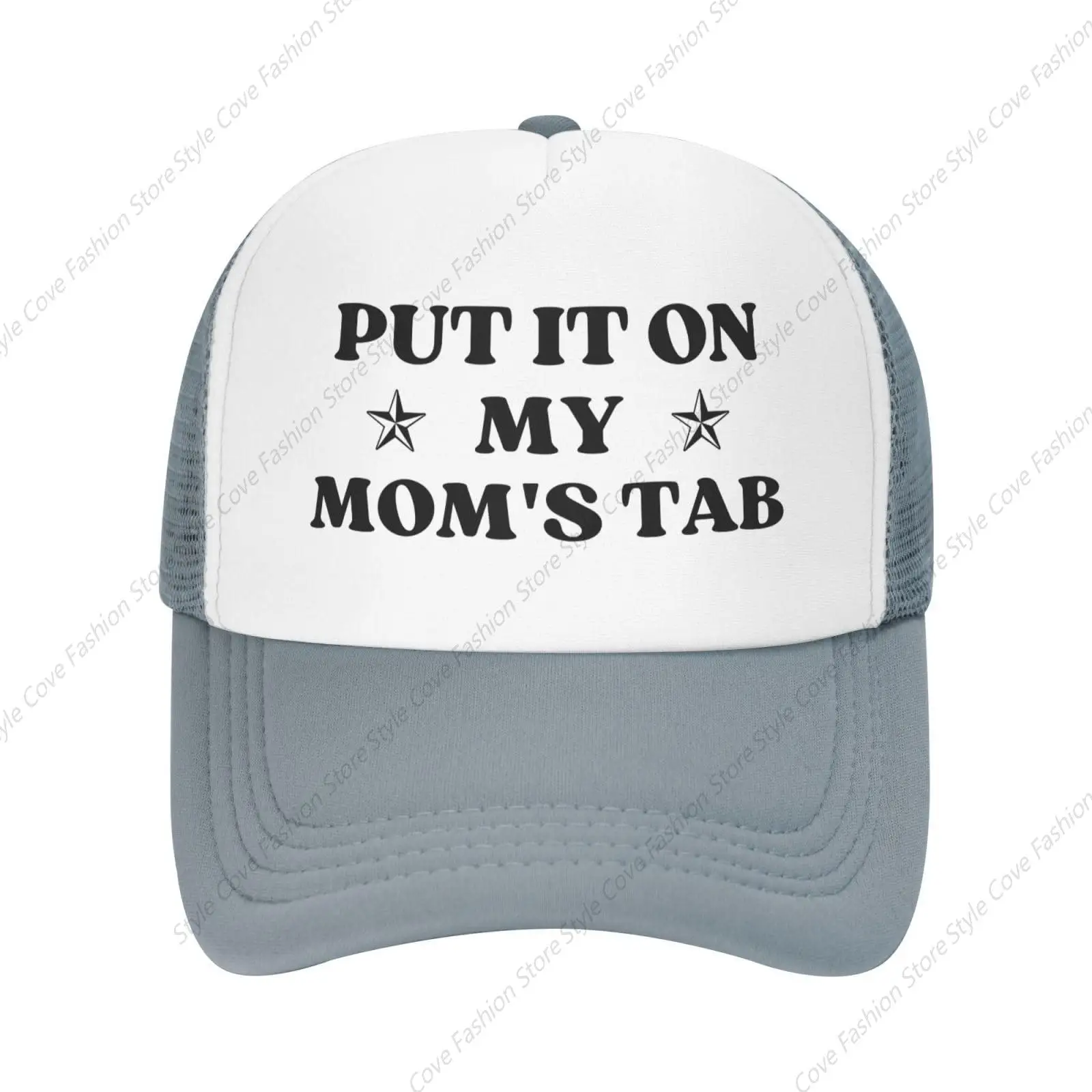 

Put It On My Mom'S Tab Mesh Hat Adjustable Adult Mesh Hat Hip Hop Truck Hat Four Seasons Hat Unisex Cap For Outdoor Travelling