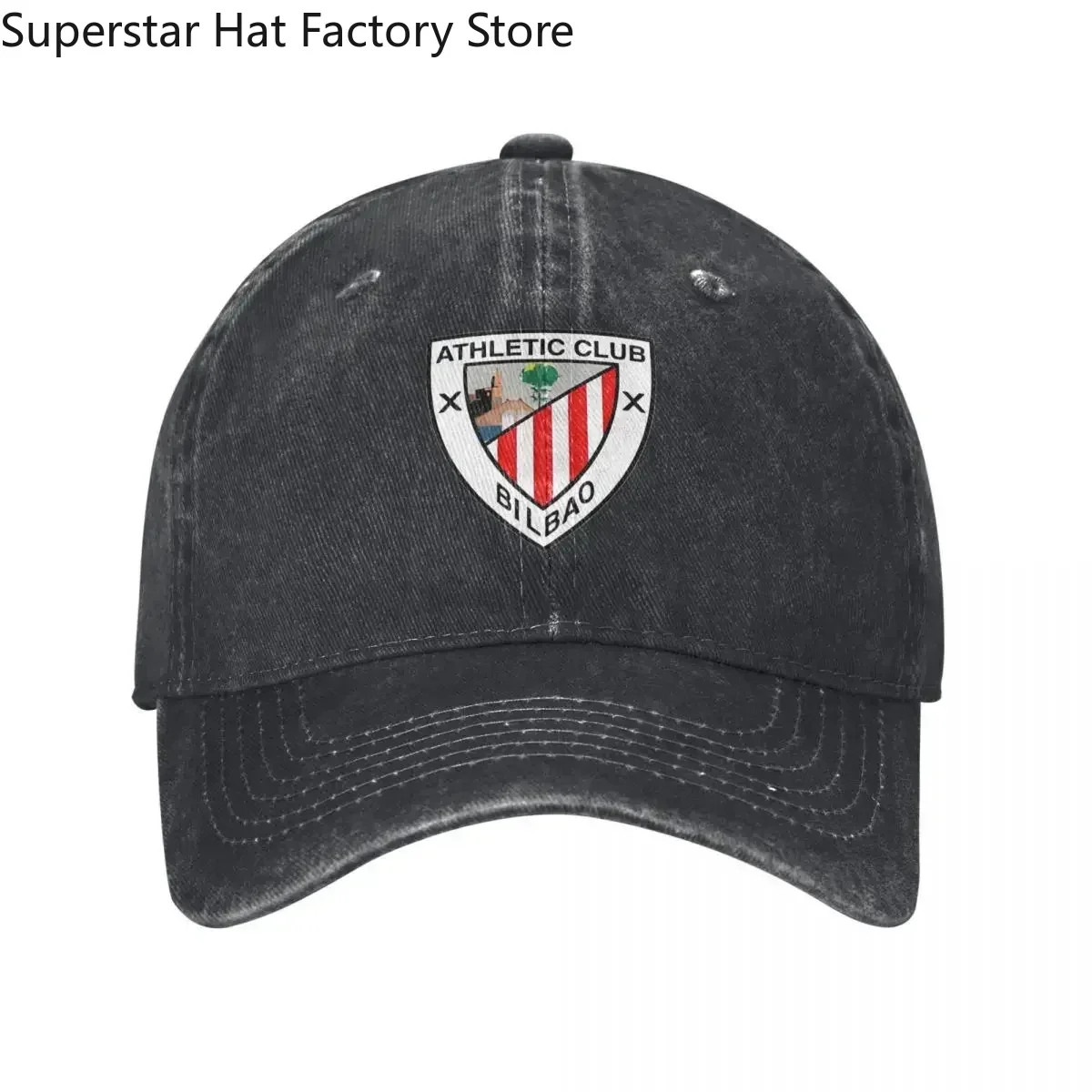 A-Athletic Bilbao Club Baseball Cap Classic Distressed Washed Spain Espana Headwear Unisex Style Outdoor Running Golf Caps Hat