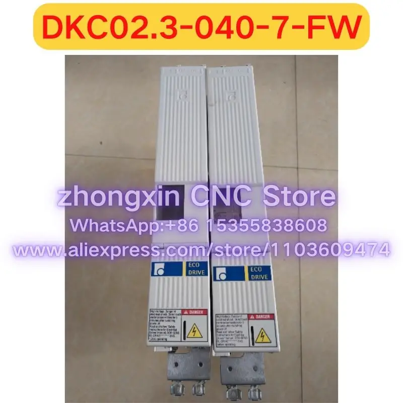 Second-hand DKC02.3-040-7-FW servo drive Function check intact, fast delivery