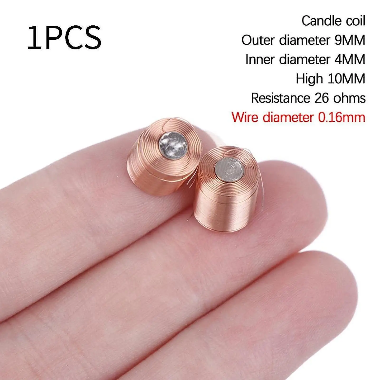 Candle Lamp Coil Sturdy Repair Parts Micro Electromagnet Professional Simple Installation Outer Diameter 9mm Accessories