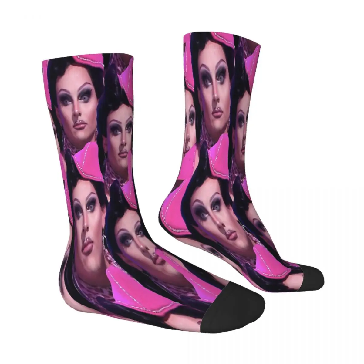 Jan Face Crack Meme Design Socks Male Mens Women Autumn Stockings Printed