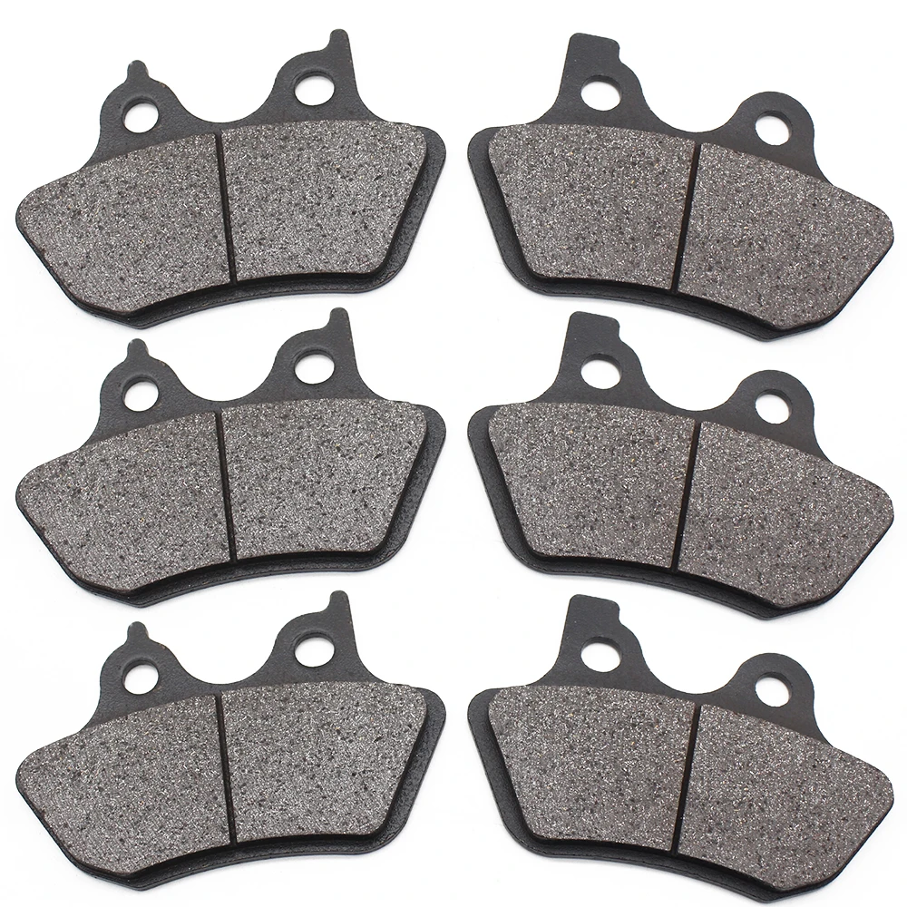 Motorcycle  Front Rear Brake Pads for Harley Touring Electra Road King Street Glide FLHR FLHT FLHX FLHTCU V-Rod VRSCA VRSCB