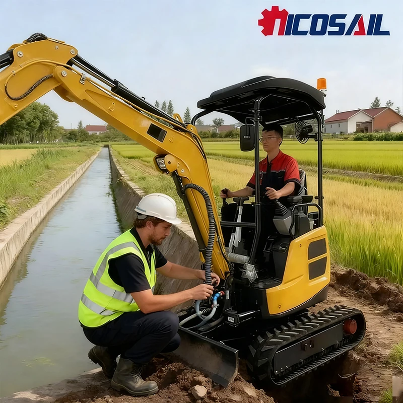 

Free delivery mini crawler excavator 1.8 tons EPA Euro 5 standard free after-sales service small excavator