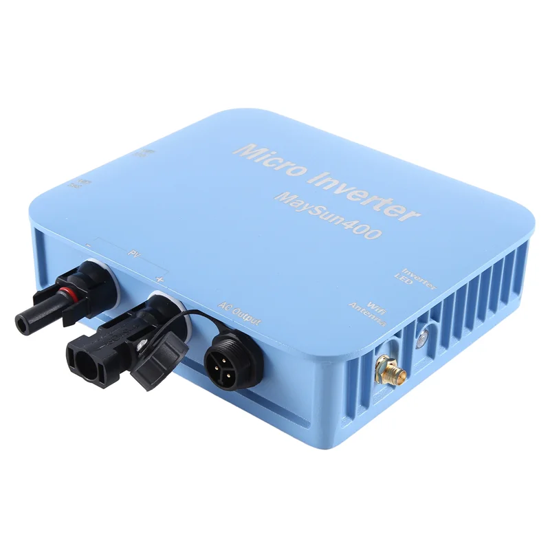 400 واط مايكرو نوع لوحة طاقة شمسية الذكية العاكس موجة جيبية نقية المنزل العاكس 36 فولت MPPT على الشبكة التعادل العاكس-الاتحاد الأوروبي التوصيل سهلة التركيب