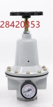 Adjustable gas pressure reducing valve, air pressure regulating valve, with pressure, internal thread port