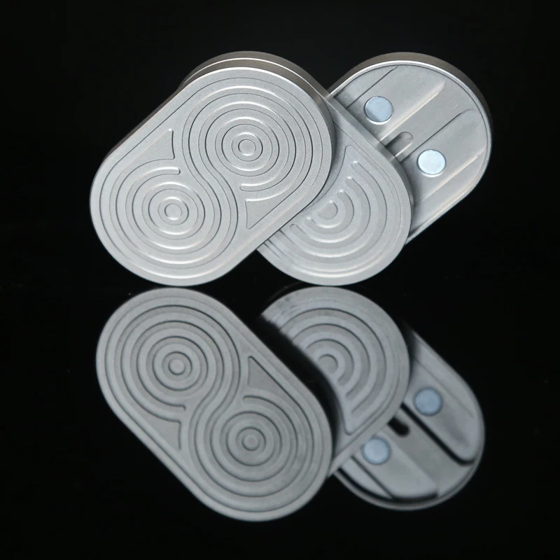 Cool Fidget Slider Fidget Spinner Adult EDC Metal Fidget Toy Hand Spinner Autism Sensory Toys Anxiety Stress Relief Adult Gifts