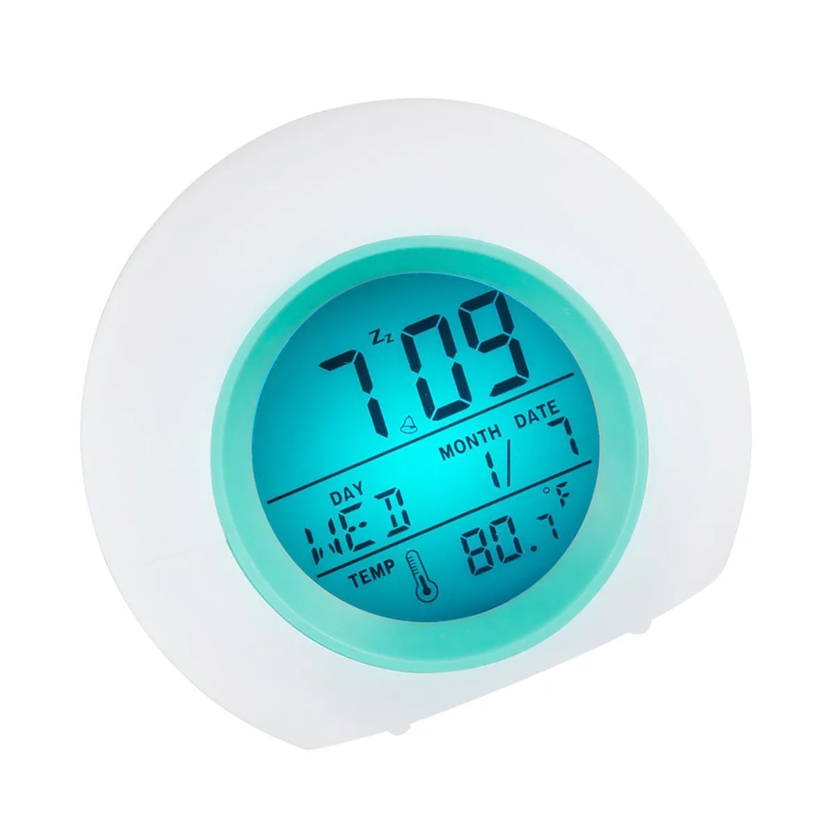 Wan Nian Li Digital Alarm Clock LED Multifunction Calendar Thermometer Snooze Battery Powered Smart Alarm Clock for Bedroom