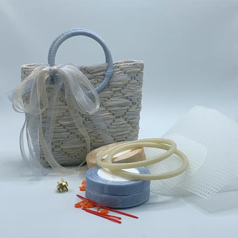 Embroidery Bucket Bag Auxiliary Knitting Sewing Weaving Plastic Mesh Sheet for DIY Accessories Handmade Easy Knit Helper