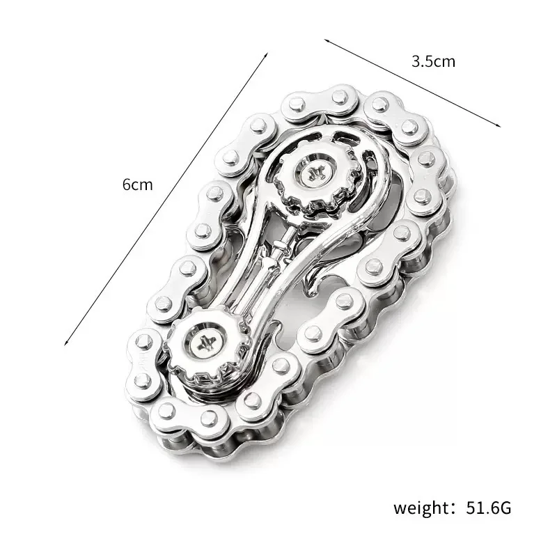 Metall-Fidget-Spinner Büro-Schreibtisch-Spielzeug Stressabbau-Zahnrad-Handspinner für Erwachsene Schreibtisch-Dekoration Wohnungsdeko Stressabbau Entspannung