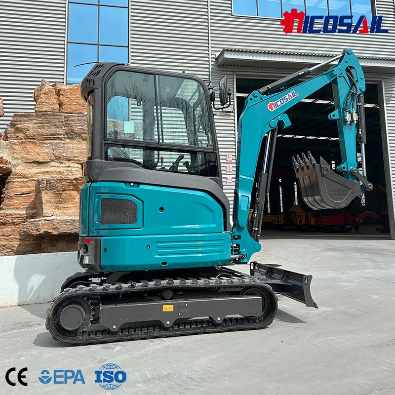 

Мини-экскаватор NICOSAIL OKW35E, 3,5 тонны, с нулевым выносом задней части, гидравлическая система