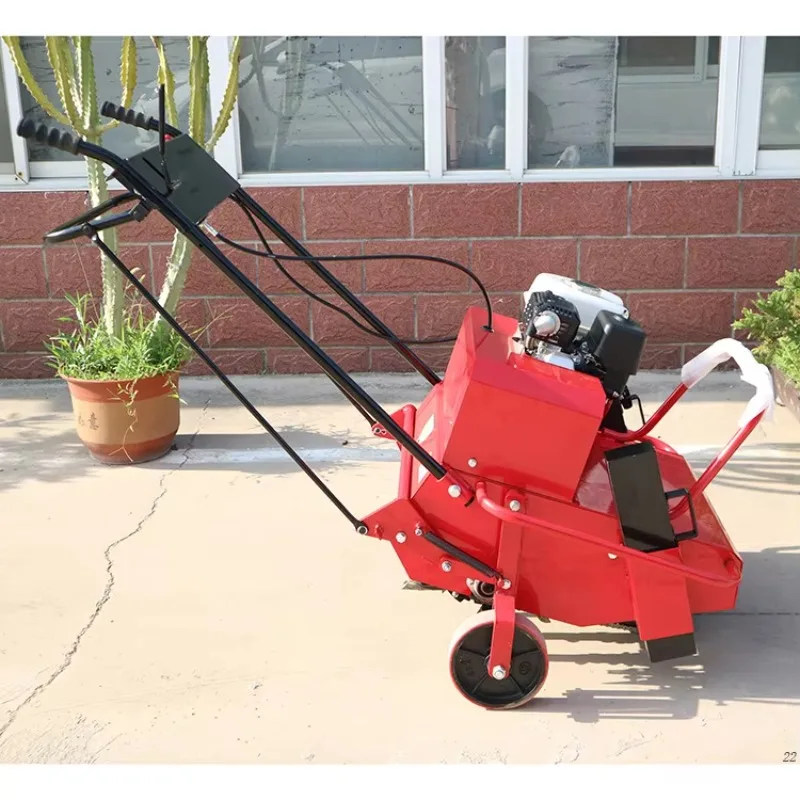 7.5 horsepower hand-held lawn mower scarifier 20 inches for golf course garden maintenance