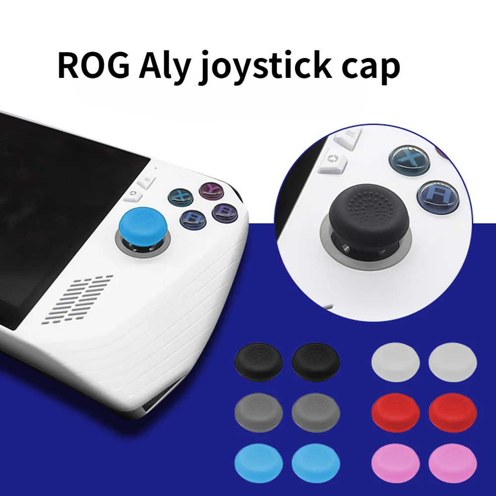 

For ASUS ROG Ally/ROG Ally X Silicone Thumb Sticks Grips Caps Rocker Joysticks Protection Case Button Hat Palm Game Accessories