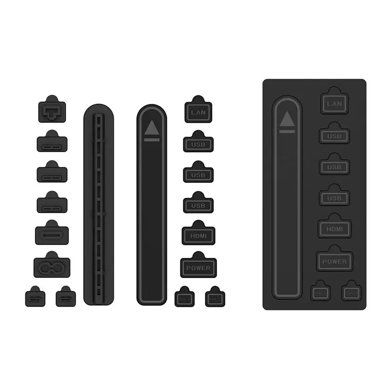Y44A Universal Dust Filter for PS5/Slim/PRO Consoles Disc Digital Edition Dust Cover Plug Kit Protective Accessories view 3