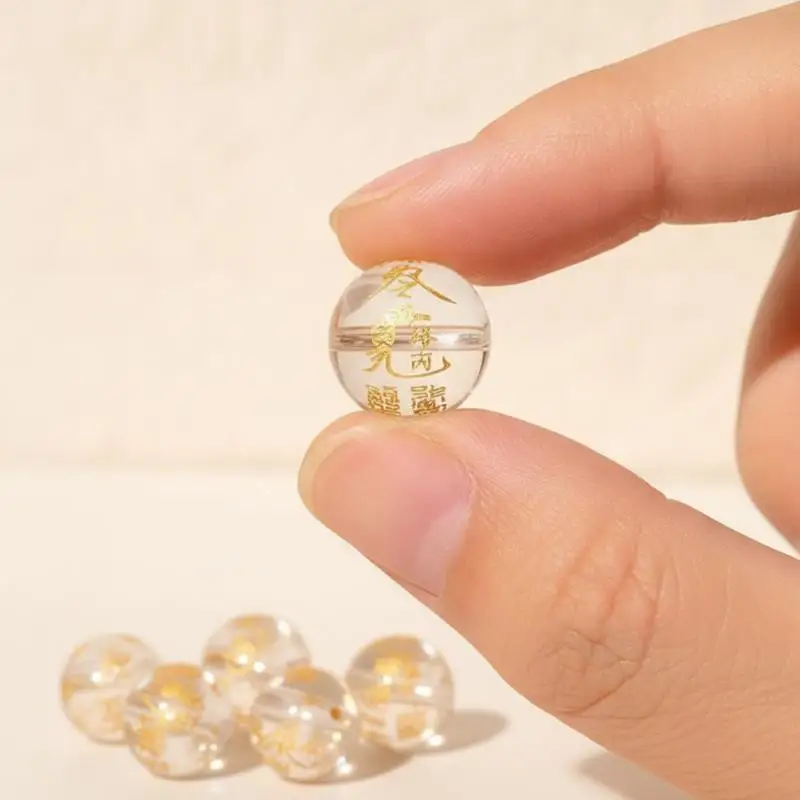 2027 Tai Sui Symbols Beads Feng Shui Prayer Beads Exorcism Protection Gift For DIY Jewelry Bracelet Necklace Making Accessories