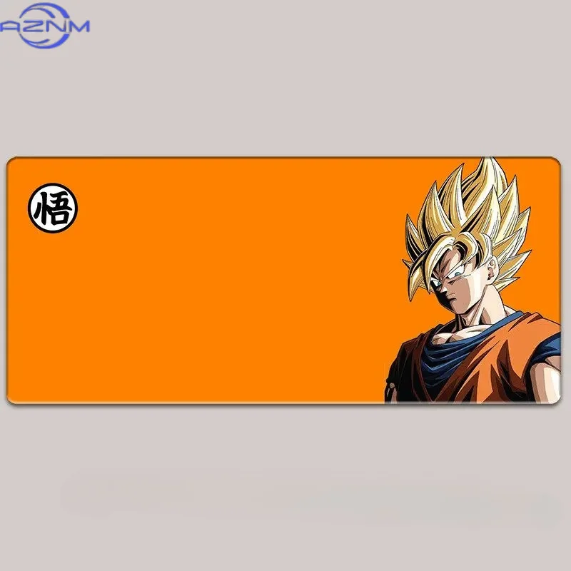 Tapis de Souris Créatif Dragon Ball Super Grand Format en Tissu Son Goku pour Garçons, Tapis de Bureau pour Ordinateur, Tapis de Bureau pour Ordinateur Portable, Tapis de Souris Étanche