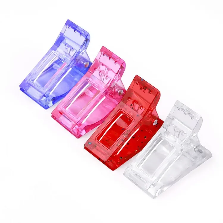

1Pc Nail Art Crystal Clip False Nails Fixed Artifact Mold Extension Glue Shaping Clips Beauty Makeup Accessory Wholesale