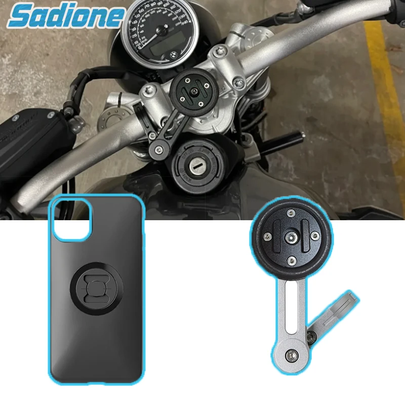 Mobile Phone Holder Cover On Motorcycle For Iphone 11 Case Smartphone Accessories Stand Anti-vibration Module Connector Support