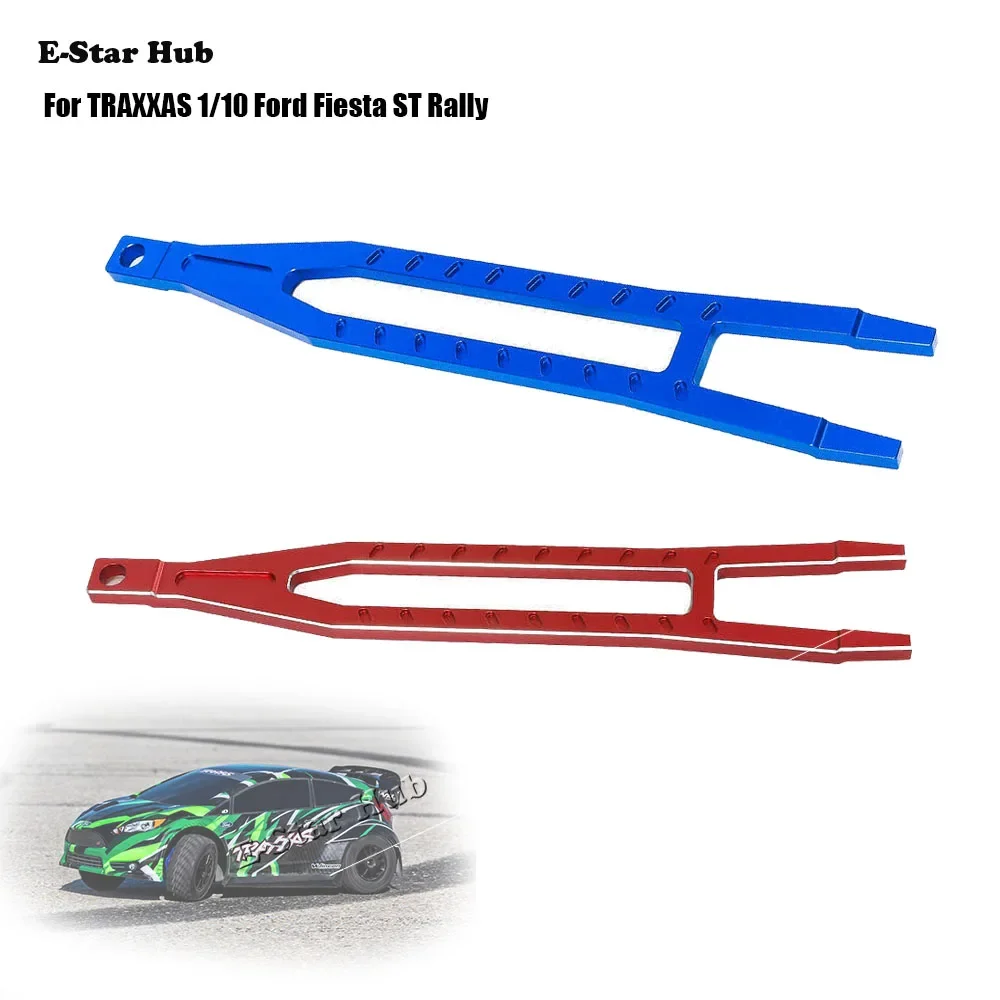 Battery Cover Plate for TRAXXAS 1/10 Ford Fiesta ST Rally #7426 Metal Upgrade Parts Rc Model Crawler Car Truck Buggy