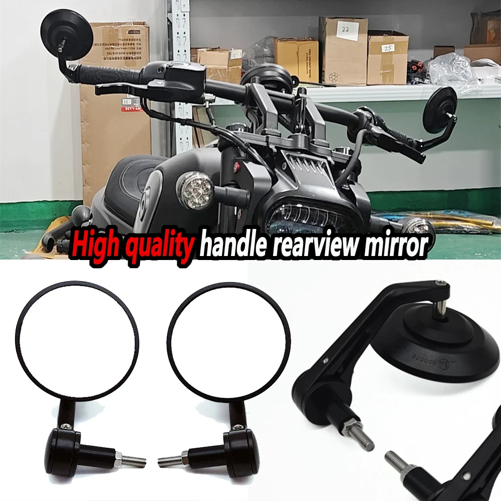 For QJMOTOR SRV300 SRV300S SRV350 SRV250 Handheld Rearview Mirror Broad Vision Rearview Mirror Anti glare Reflective Mirror