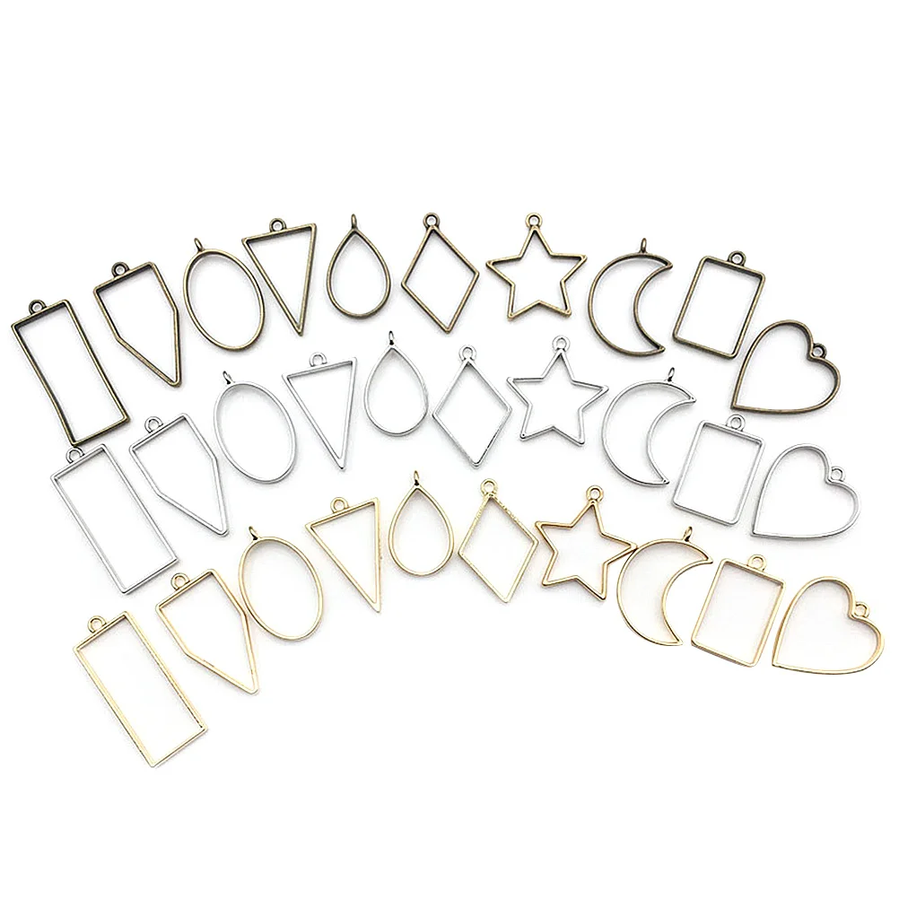 

30Pcs DIY Pendant Charms Set Alloy Metal Jewelry Making Supplies for Women Handmade Necklace Bracelet Keyring Decor