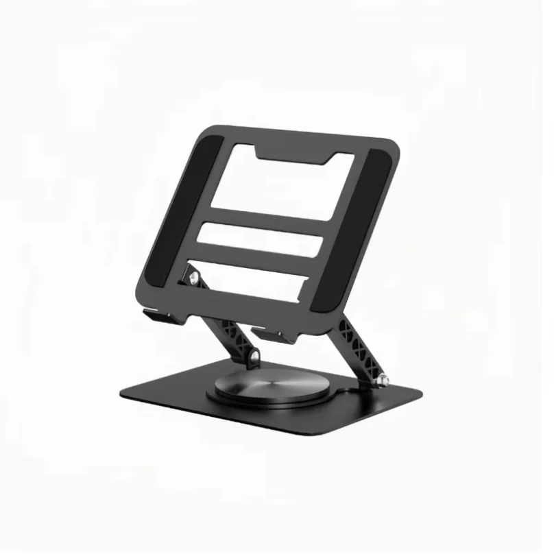 Adjustable 360 Rotating Aluminum Alloy Desk Laptop Stand for MacBook Air/Pro Foldable Notebook Desktop Holder Accessory