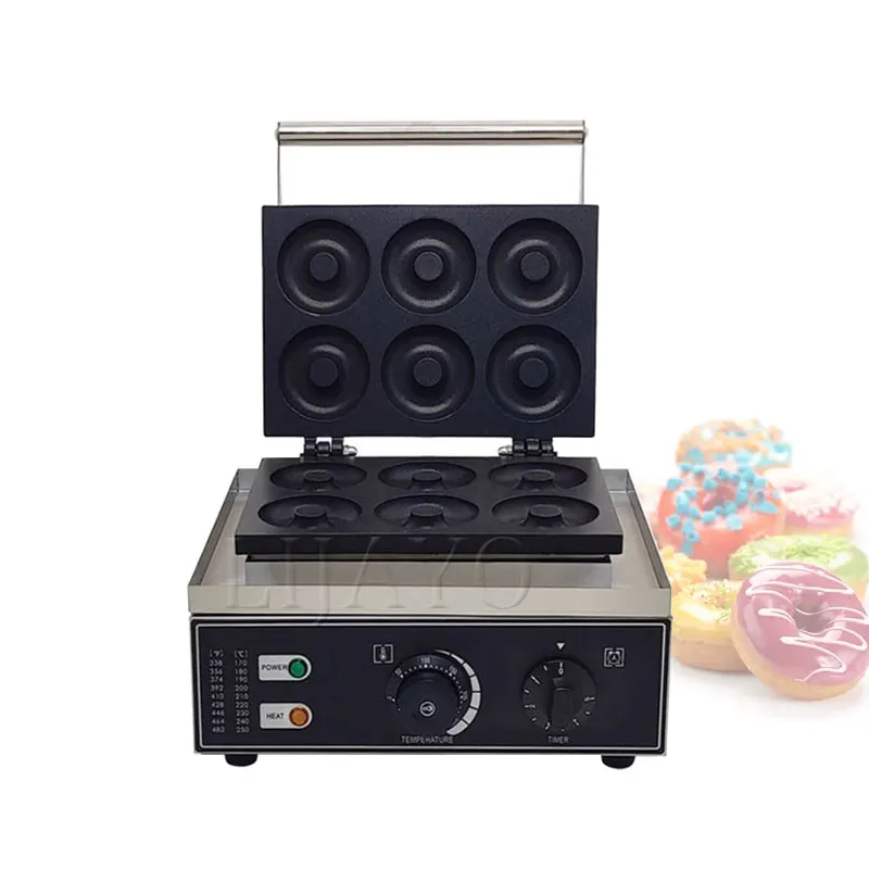 Popular Kitchen Commercial Automatic 5 Pieces Small Donut Machine For Sale