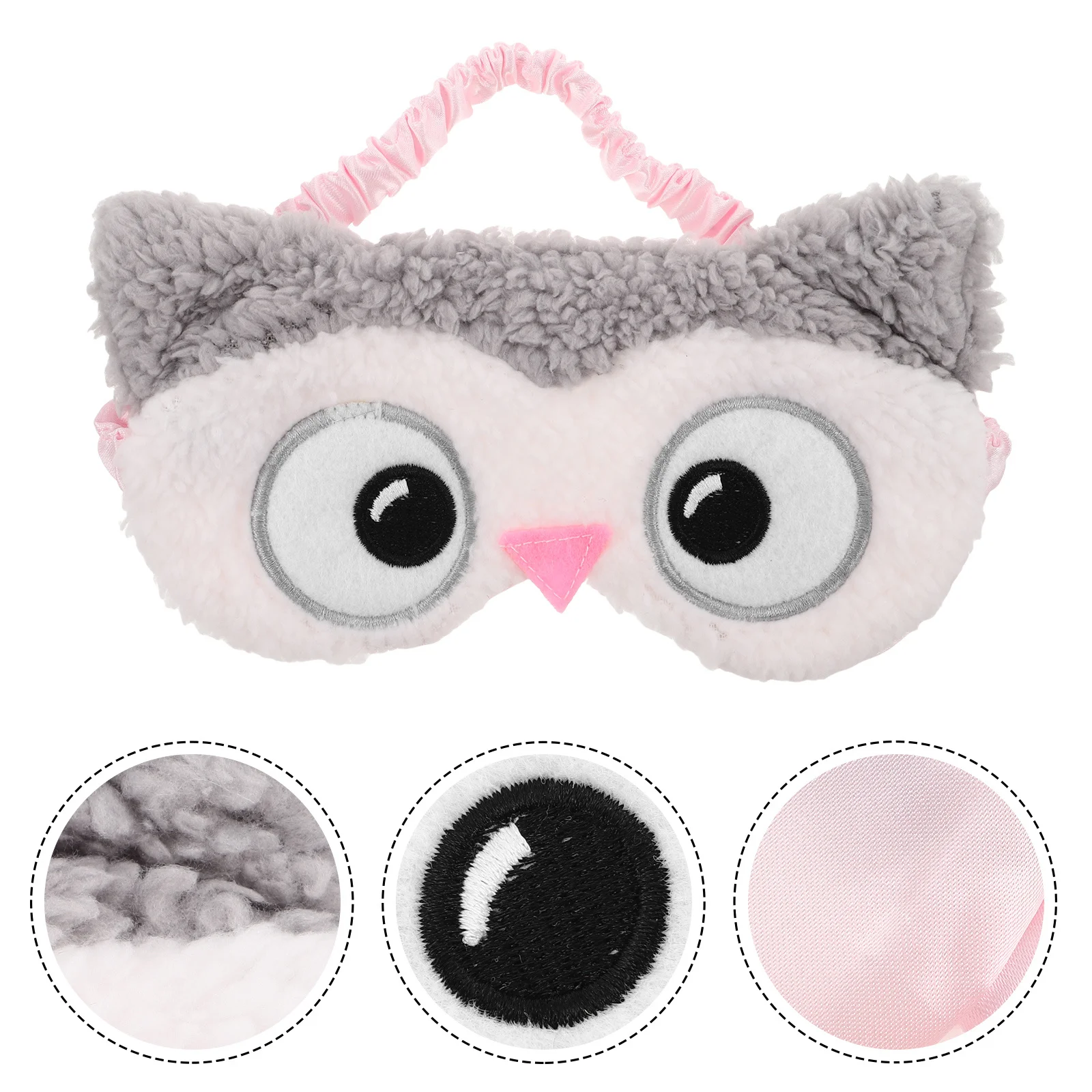 

Милая светонепроницаемая маска-повязка для сна для женщин, мужчин и детей, мягкая, с мультяшными животными, для отдыха и здоровья