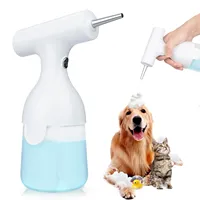 350ML Electric Foam Spray Gun, Pet Smart Washing Bathroom Liquid Soap Foaming Dispenser, Automatic Soap Dispenser For Cat Dog