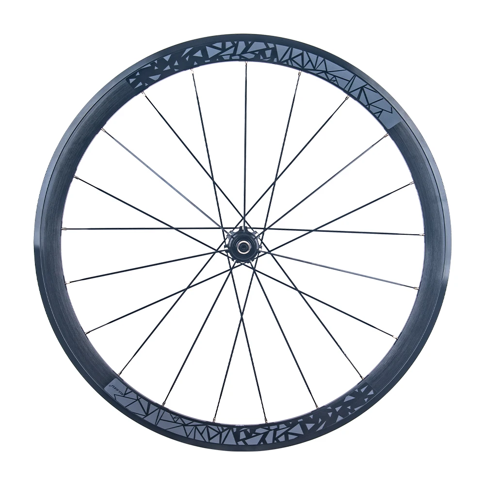 Neuer 700C 30/40/50mm Rennrad-Laufradsatz aus Aluminium mit Clincher-Felge, V-Bremse, Scheibenbremse, Steckachse und Center-Lock-Naben – Detail 25