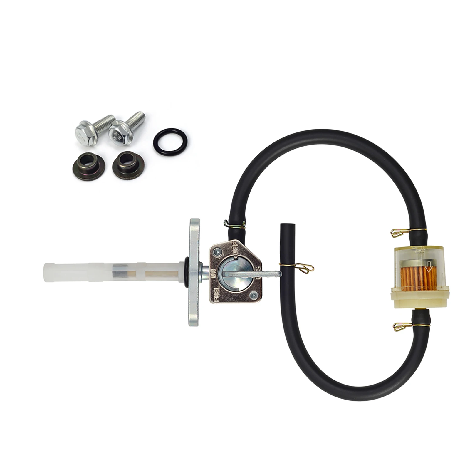 16950-GCF-671 Car Fuel Petcock Valve Assembly With Gas Oil Fuel Filter & Fuel Tube Set For Honda CRF50F CRF230F XR100R Accessory