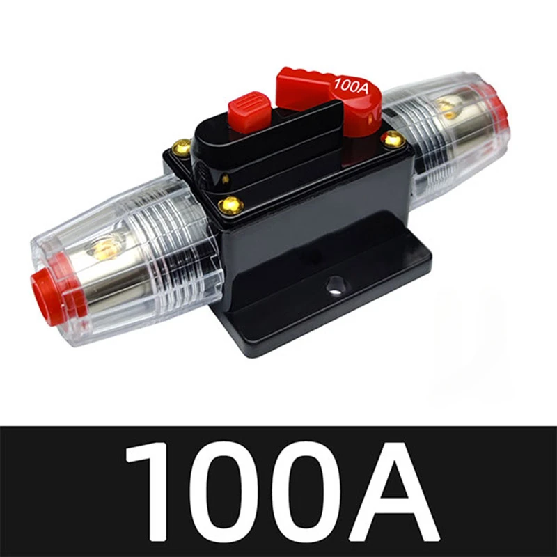 20A bis 300A 12V-48V Leistungsschalter Power Protect Sicherung Trolling mit manuellem Reset Wasserdicht Auto Boot Handbuch 30A 80A 100A 300A