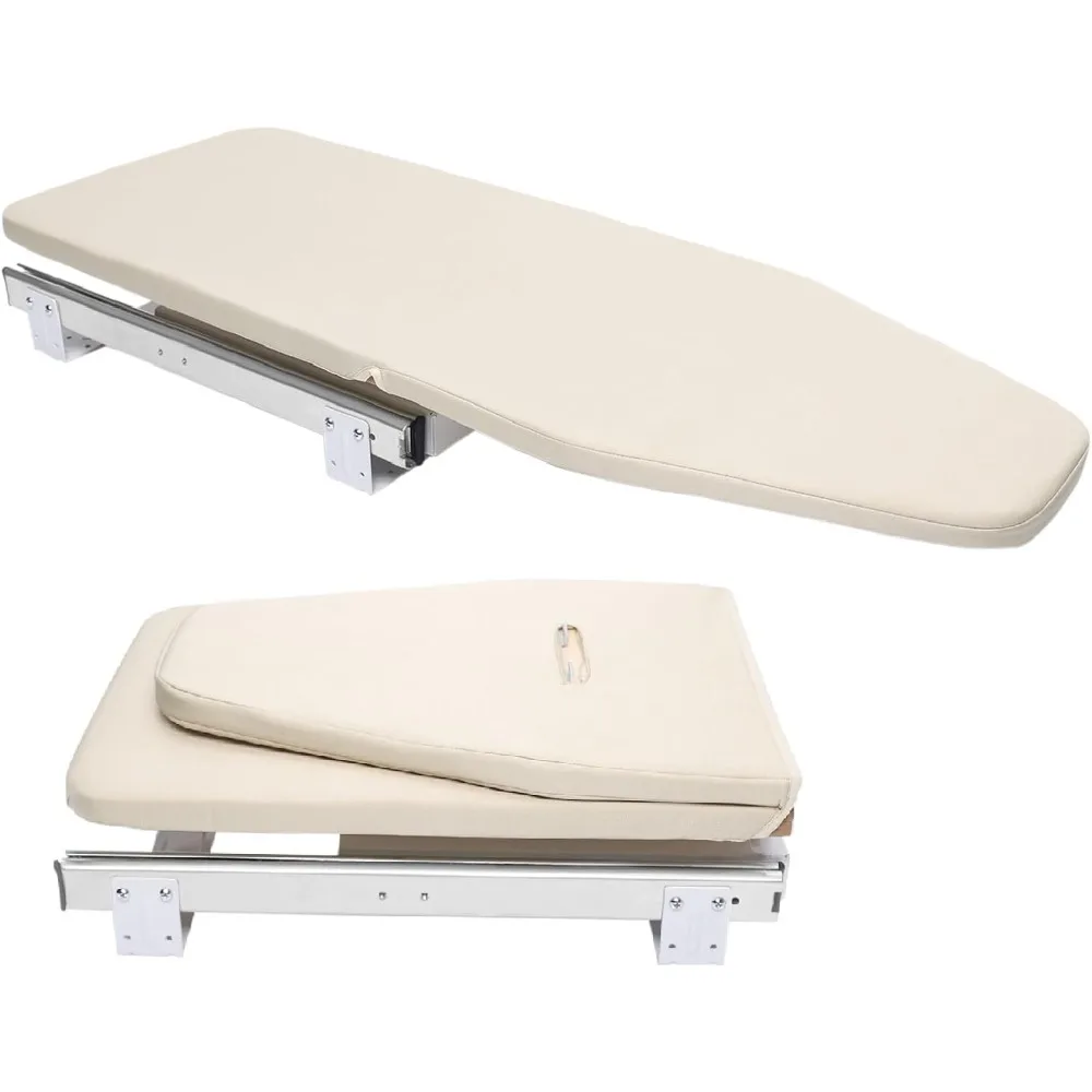 

Retractable Ironing Board, 180° Swivel Pull Out Ironing Board Closet with Removable Cover, Foldable Ironing Station in Cabinet