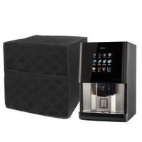1pc Coffee Maker Dust Cover - Kitchen Coffee Making Machine Covers With Accessory Pocket, Dustproof Appliances Cover