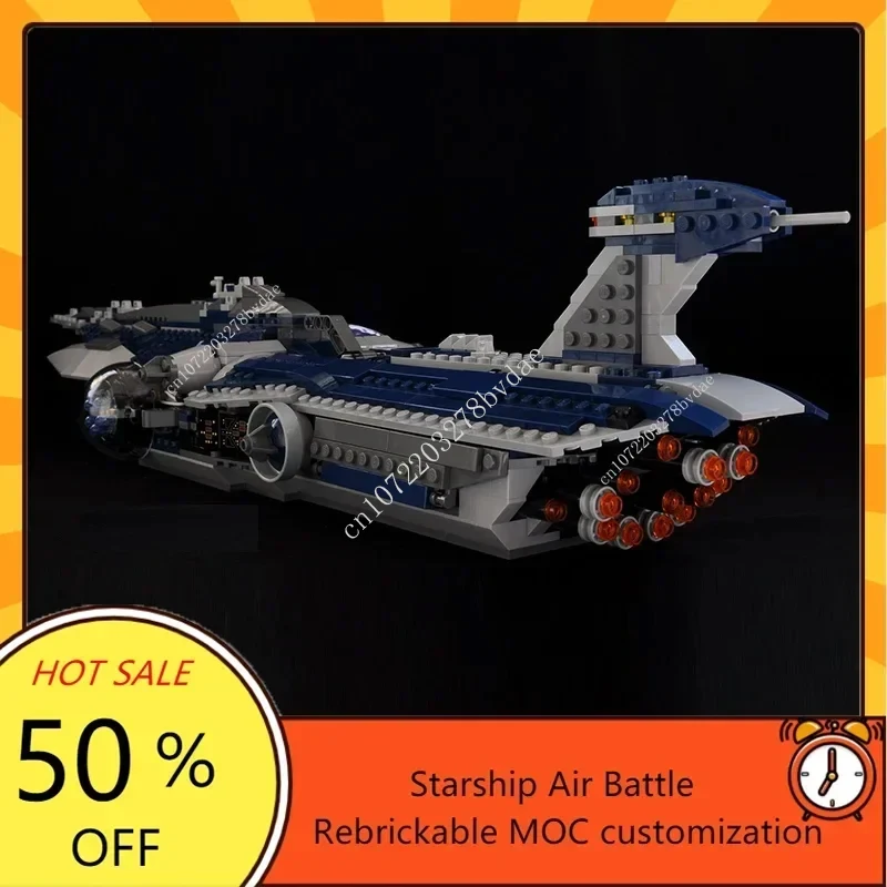 Star Plan MOC-9515 The Malevolence Fighter MOC SpaceShip Battle Model Building Blocks Architecture Education Assembly Model Toys