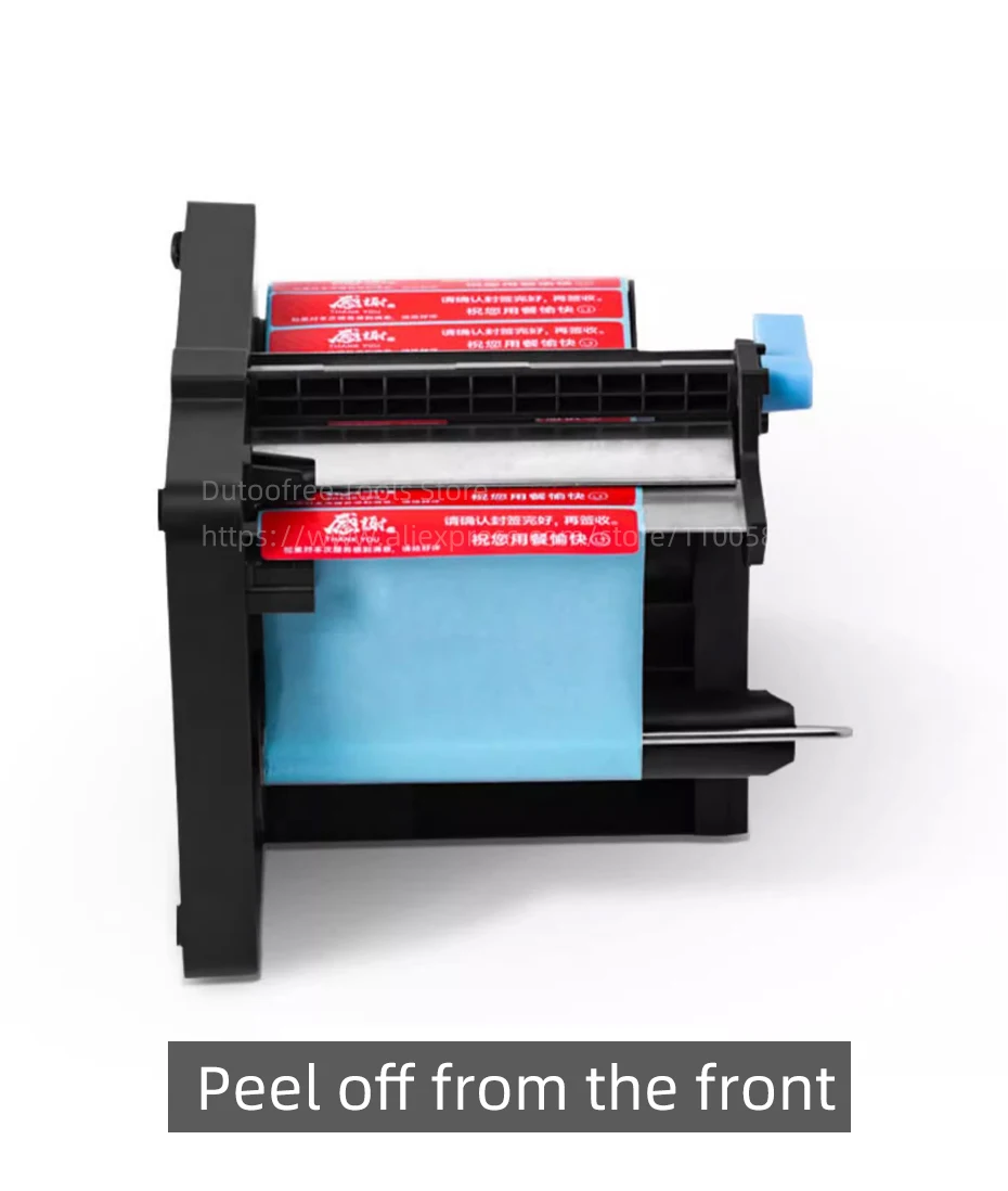 Auto Label Dispenser Device Fully Automatic Label Stripping Machine Label Printer Dispenser Sticker Separating Machine