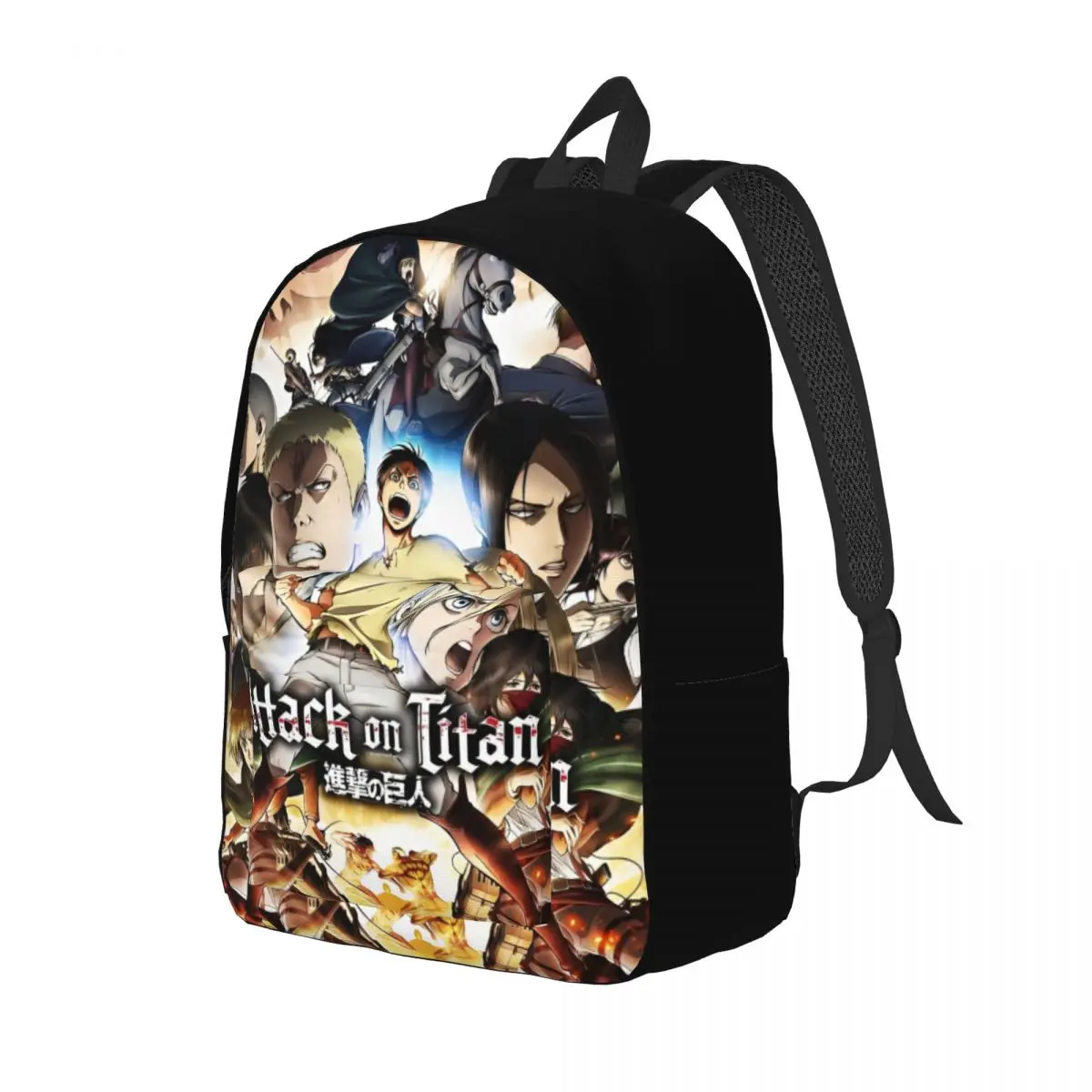 Anime Attack On Titan Cool Backpack Outdoor High School Business Daypack dla mężczyzn i kobiet Torba na laptopa na ramię