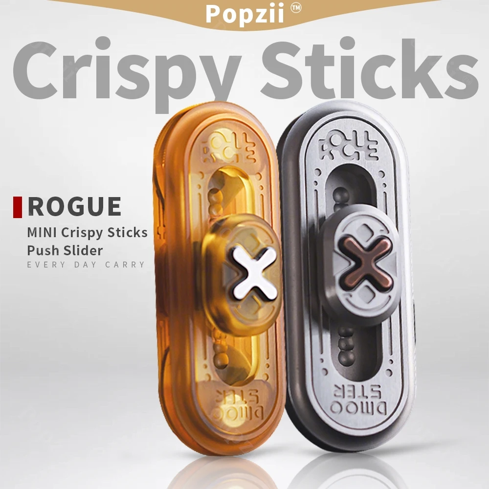 ROGUE MINI Crispy Sticks Push Slider Office Stress Relief Gadgets Anxiety Toy Antistress Cool Gadget EDC Fidgeting toys