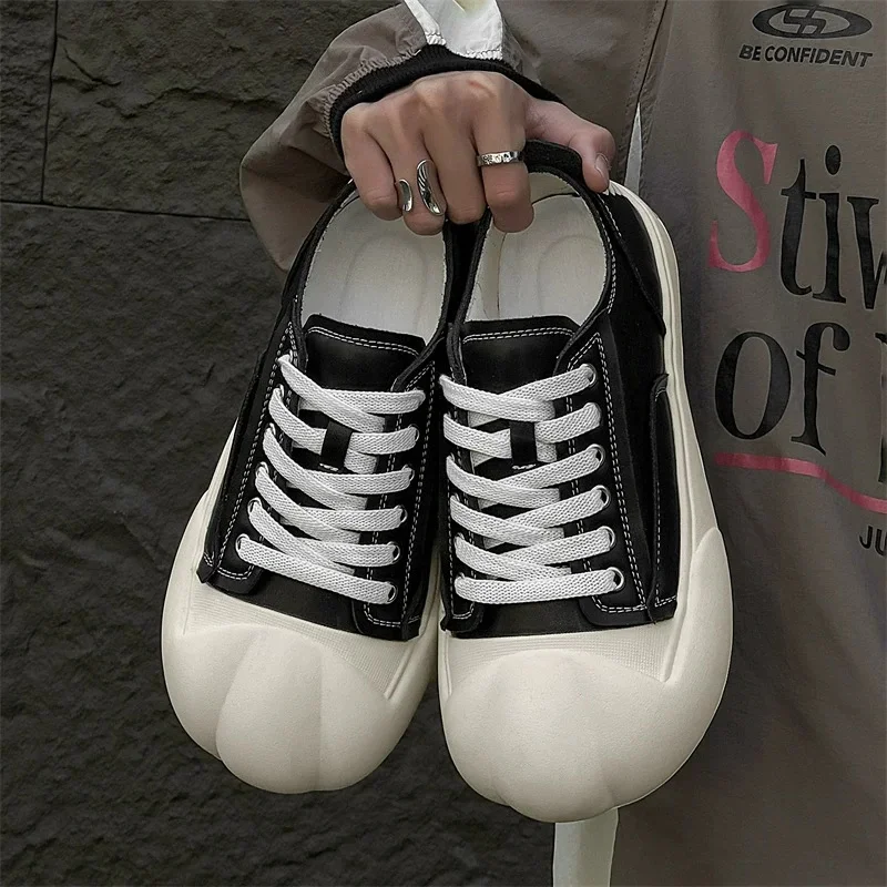 Thick Sole Runway NewSport Unisex Cat Paw Flat Heel Women Sneakers Fashion All Match Casual Trainers Designer Shoes Large Size