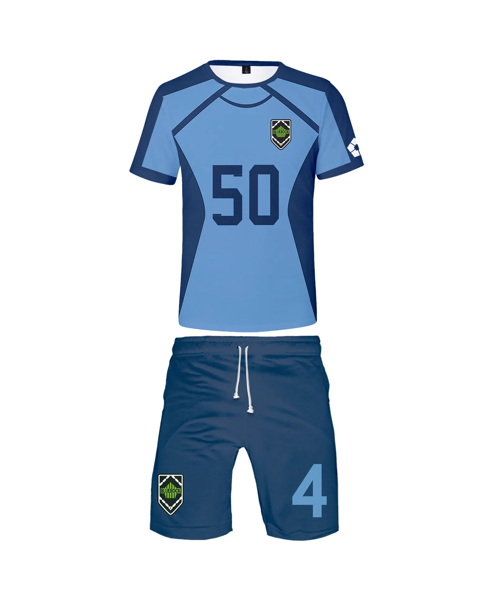 Anime Blue Lock Isagi Yoichi Cosplay Costumes Blue Football Jersey Sportswear Rin Itoshi Chigiri Hyouma Kunigami Rensuke Men