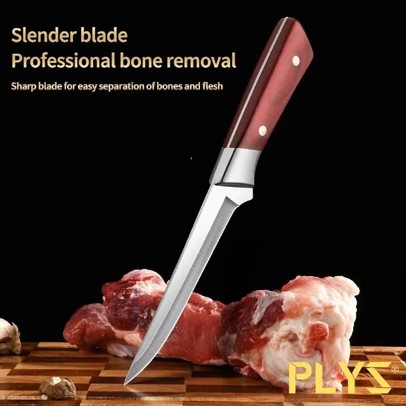 Upgrade Boning Butcher Knife Fish Slicing Peeling Paring Knife Bread Fruit Cutter Meat Cleaver Stainless Steel Kitchen