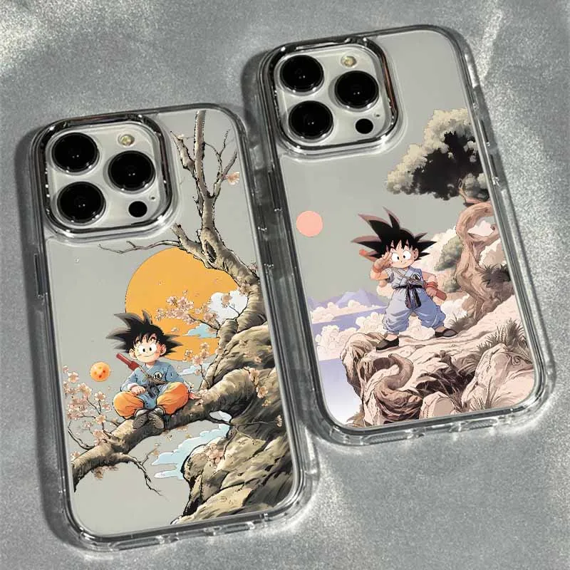 Anime Vegeta Goku Phone Case for Samsung Galaxy S26 S25 S24 S23 S22 S21 S20 Note20 FE Ultra Edge Plus 5G Transparent Soft Cover