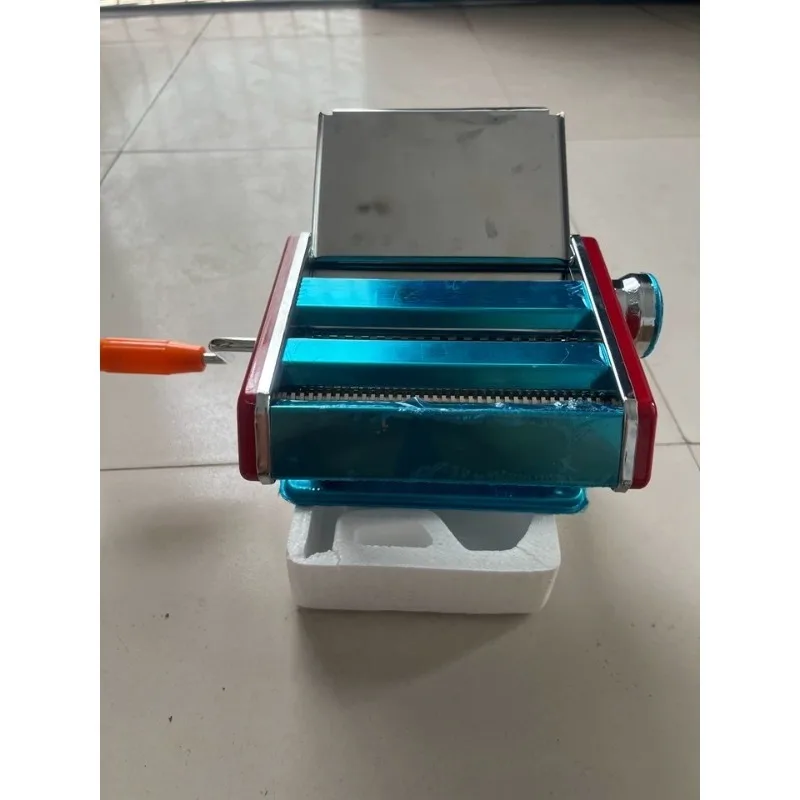 Máquina de fideos para el hogar, pequeña máquina manual multifunción para enrollar fideos, máquina para envolver dumplings wonton