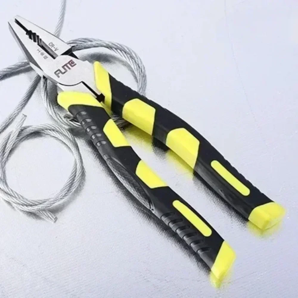 FUTE Multifunctional Universal Diagonal Pliers Needle Nose Pliers Hardware Tools Wire Cutters Electrician Repair 6/8/9/10 Inch