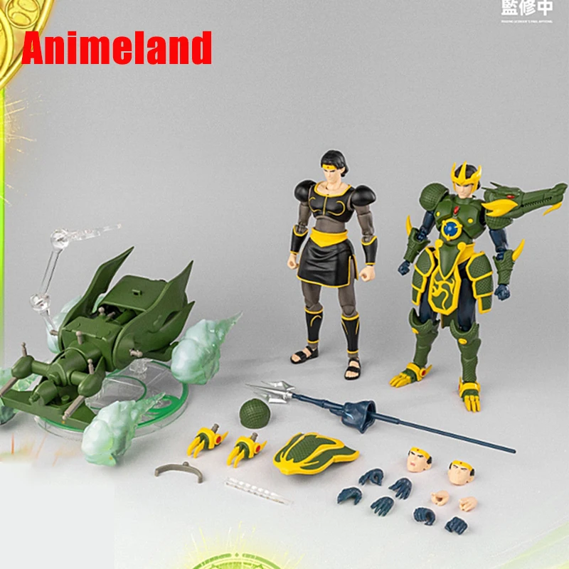 

Yolopark AMK PRO X Series Tenkuu Senki Shurato The King Ryu Ryoma Shakti Armor Dragon Naga Metal Armor With Object Action Figure
