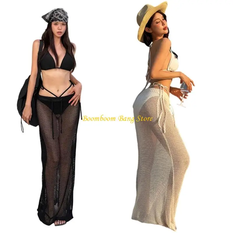 

270C Stylish Swimsuit Outfits Feature Adjustable Tie Closure and Long Skirt Cover Up Bra for Multiple Body Types