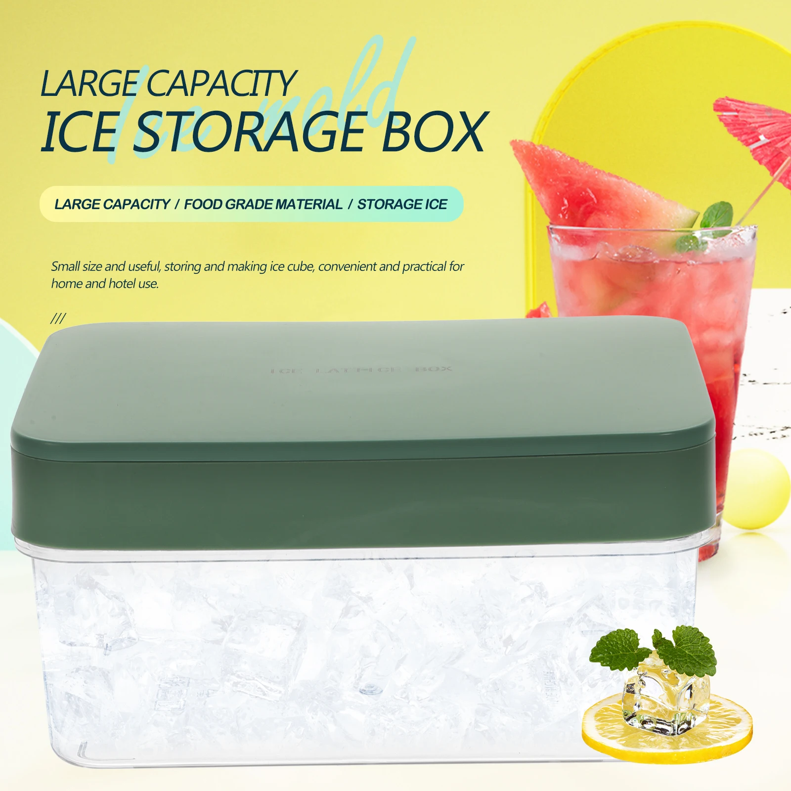 

Large Capacity Silicone Tray Cube Quick Demould Press Maker For Home Kitchen Use Balls Making Household Mold Trays Portable Cube