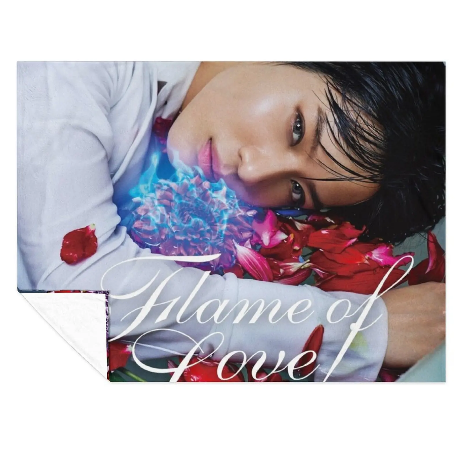 Одеяло SHINee TAEMIN FLAME OF LOVE, декоративное одеяло для путешествий, мягкие одеяла